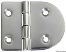 Scharnier verchromten hochglanzpolierten Inox Stahl 316 Typ A 180Grad AISI 316 83x65 mm Scharnier verchromten hochglanzpolierten Inox Stahl 316 Typ A 180Grad AISI 316 83x65 mm