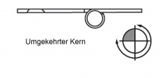 Scharnier verchromten hochglanzpolierten Inox Stahl 316 Typ C 95 Grad AISI 316 83x65 mm
