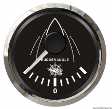 Anzeigeinstrument Ruderausschlag Anzeige schwarz Blende poliert Anzeigeinstrument Ruderausschlag Anzeige schwarz Blende poliert