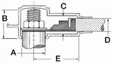 Isolierhlse Fr Kabel bis 16mm schwarz
