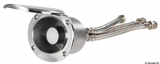 Deckdusche Anschluss Elissa mit Mischbatterie aus Edelstahl AISI 316 Deckdusche Anschluss Elissa mit Mischbatterie aus Edelstahl AISI 316
