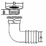 NIRO Abfluss A = 25mm