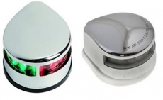 Navigationslicht EVOLED mit energiesparenden LED zur Bodenmontage, zweifarbig fr eine Bootslnge von bis zu 20 m