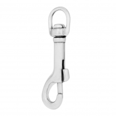 Wirbel-Karabinerhaken - Edelstahl rostfrei, 65 mm Wirbel-Karabinerhaken - Edelstahl rostfrei, 65 mm