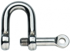 Schkel gerade unverlierbarem Bolzen - Edelstahl rostfrei 47 x 24 mm