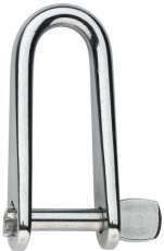 Schlüsselschäkel ohne Steg - Edelstahl rostfrei, 38 x 12 mm Schlüsselschäkel ohne Steg - Edelstahl rostfrei, 38 x 12 mm