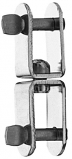 Wirbelschäkel - Edelstahl rostfrei, 62 x 13 mm Wirbelschäkel - Edelstahl rostfrei, 62 x 13 mm