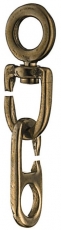 Flaggenleinenwirbel - Messing, 65 mm Flaggenleinenwirbel - Messing, 65 mm