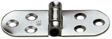 Scharnier 6 Bohrungen - Edelstahl rostfrei, 80 x 30 mm Scharnier 6 Bohrungen - Edelstahl rostfrei, 80 x 30 mm