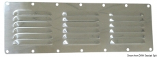 Lftungsblech ohne Fliegengitter fr Kajte und Motorraum Mae 128mm x 232mm