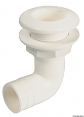 Borddurchlass m. 90°-Winkelstück 1 1/2"e; Borddurchlass m. 90°-Winkelstück 1 1/2"e;