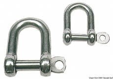 Schäkel aus rostfreiem Stahl AISI 316 16 mm Schäkel aus rostfreiem Stahl AISI 316 16 mm