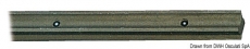 Schiene 19x13x4mm Länge 2 m aus eloxiertem Aluminium hart PTFE Schiene 19x13x4mm Länge 2 m aus eloxiertem Aluminium hart PTFE
