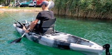 Angel Kajak Pedalrounder Urban-Camo Lnge 316cm Tagkraft 180kg