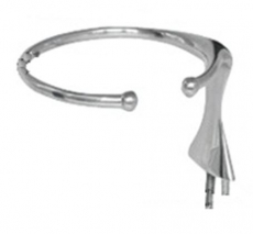 Glashalter Getrnkehalter Aus hochglanzpoliertem rostfreiem Stahl AISI 316.