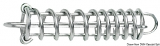 Anlegefedern aus rostfreiem poliertem Edelstahl mit progessiver Wicklung 250mm Länge Anlegefedern aus rostfreiem poliertem Edelstahl mit progessiver Wicklung 250mm Länge