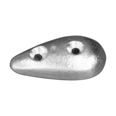 Plattenanode oval 85x47x20 Zink