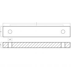 Plattenanode H und B Technics anode for platform tender lift Zink