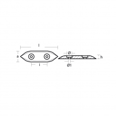 Plattenanode Chrysler Plate Zink
