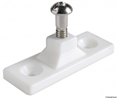 Gabelplatte mit Bolzen aus Nylon fr Rohre  22 mm