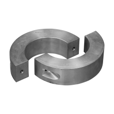 Wellenanode large type Shaft collar Anode Zink Welle 110mm