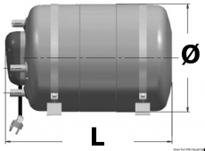 Warmwasseraufbereiter WEBASTO ISOTEMP SPA25 30Liter