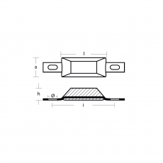 Anoden f�r Bolzenmontage Scandinavian type bolt on Anode 2,5kg Aluminium