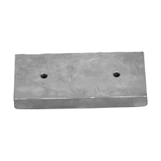 Anoden anschraubbar Plattenanoden Bolt on Anode for Hull 220x100x30 Zink Anoden anschraubbar Plattenanoden Bolt on Anode for Hull 220x100x30 Zink