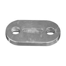 Anoden anschraubbar Plattenanoden Oval plate without insert 3kg Zink Anoden anschraubbar Plattenanoden Oval plate without insert 3kg Zink