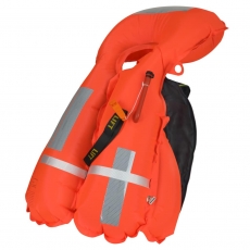 Automatik Weste Secumar Survival 275 schwarz/orange