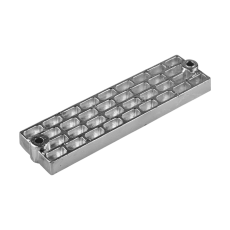 Mercury Waffle bar Anode 25 bis 190PS 43396 71320A3 Zink Mercury Waffle bar Anode 25 bis 190PS 43396 71320A3 Zink