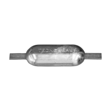 Anschweiß Anode ovaler Typ mit Lasche Series fino Tecnoseal Aluminium 1,65 Kg Anschweiß Anode ovaler Typ mit Lasche Series fino Tecnoseal Aluminium 1,65 Kg