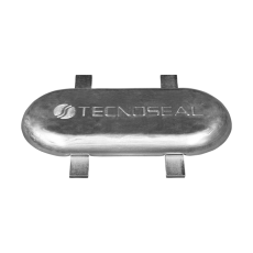 Anschweiß Anode mit 2 Bändern straps Tecnoseal Aluminium 4,50 Kg Anschweiß Anode mit 2 Bändern straps Tecnoseal Aluminium 4,50 Kg