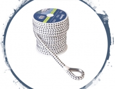 Ankerleine geflochten aus Polyester 12mm 40m Länge Ankerleine geflochten aus Polyester 12mm 40m Länge