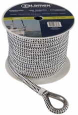 Ankerleine mit Bleieinlage, Polyester geflochten 10mm Lnge 30m