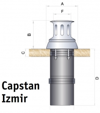 Inline Vertikal Capstan Izmir Fr Boote bis 17m