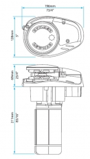 Ankerwinde Lewmar Vertikal V700