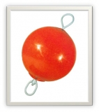 Anker Boje  300 x 560mm mit Stange Farbe: rot Standard mit PE Schaum gefllt