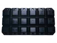 Multifender 60 x 30 x 8 cm - 3,0 kg Farbe schwarz
