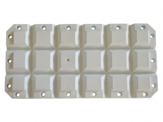 Multifender 60 x 30 x 8 cm - 3,0 kg Farbe wei