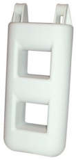 Treppenfender 2-Stufen: 25 x 12 x 55 cm - 3,0 kg Farbe: weiß Treppenfender 2-Stufen: 25 x 12 x 55 cm - 3,0 kg Farbe: weiß