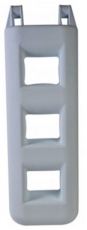 Treppenfender 3-Stufen: 25 x 12 x 75 cm - 4,0 kg weiß Treppenfender 3-Stufen: 25 x 12 x 75 cm - 4,0 kg weiß