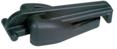 Fusttze klappbar Kunststoff aus glasgefllten Nylon Farbe schwarz