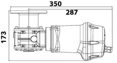 Ankerwinde Lewmar VX1 GD Kettennuss und Verholspill fr Kette DIN766 6mm
