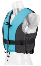Besto Dinghy Zipper 50N Mehrzweck-Schwimmhilfe Farbe aqua/schwarz Gre XS