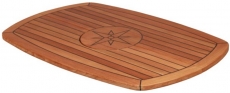 Teak Tischplatte klappbar Abmessung 61x94cm