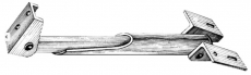 Rakego-Tischsttze, einklappbar 60 kg 23/35 mm
