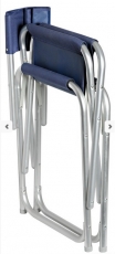 Reggisseur-Klappstuhl aus eloxiertem Aluminium