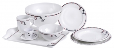 Ancor Line Set 6 x flache Teller Durchmesser 25 cm Ancor Line Set 6 x flache Teller Durchmesser 25 cm