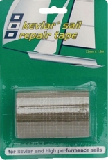 Kevlar Sail Repair Tape 75mm x 1,5m Farbe gold/transparant
